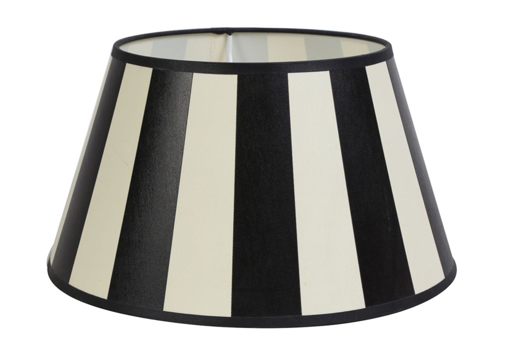 Light & Living Lampenschirm drum 25-18-14 cm KING schwarz Produktbild 