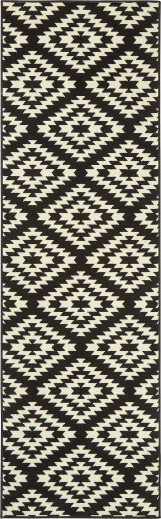 Hanse Home Basic Designläufer Nordic Schwarz Produktbild 