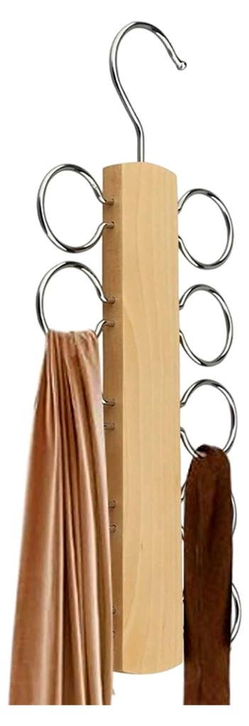 Schalaufhänger – große Kapazität, platzsparend, Band-Organizer, Halter – für Socken, Schals, Krawatten, Handtücher, Gürtel, Schlafsaal, E...