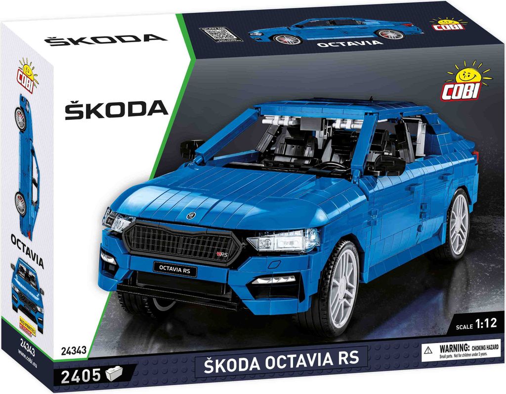COBI Škoda Octavia RS Modellauto - 2405 Komponenten - Produktbild 
