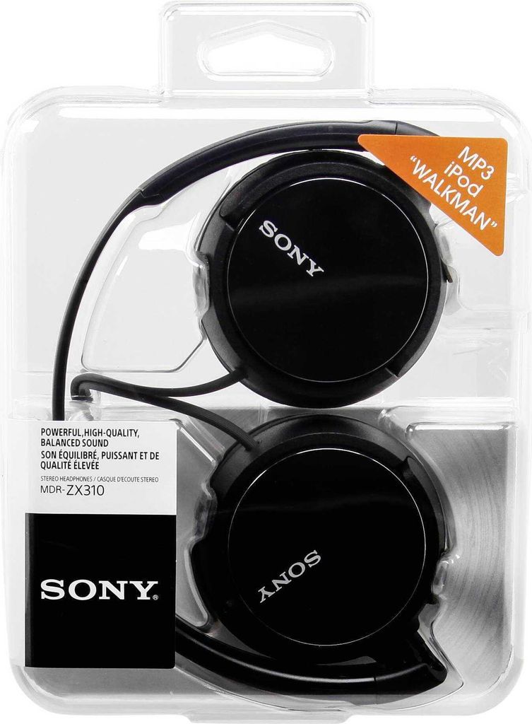 Sony MDR-ZX310B Schwarz Produktbild 22