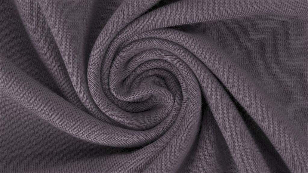 French Terry Tayler Mausgrau, Uni 250 g/m², Sommersweat angeraut glatt/fein, 50 cm, Meterware