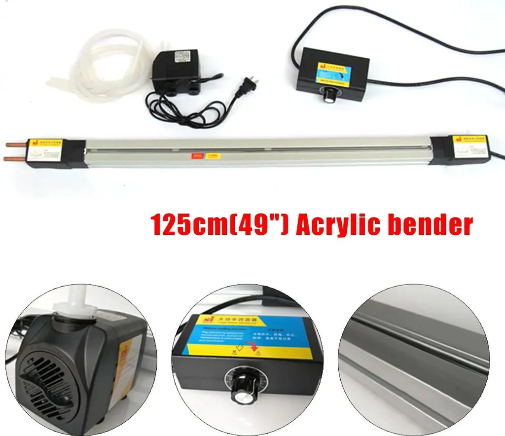 Machine à cintrer plastique 125cm 1500W pour PVC et acrylique Pro