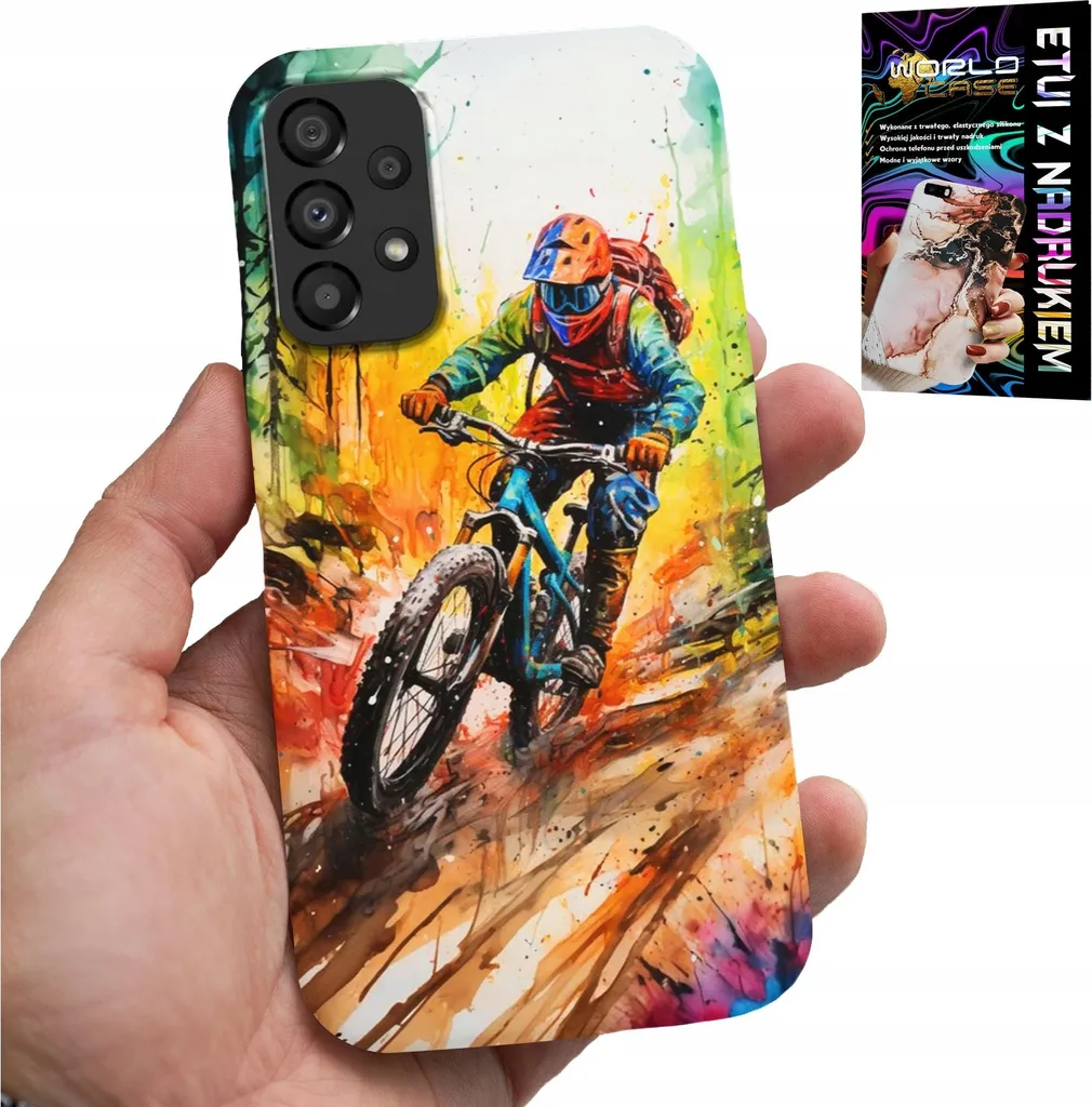 Custodia Samsung A33 5G Vetro Temperato - Protezione Mountain Bike MTB
