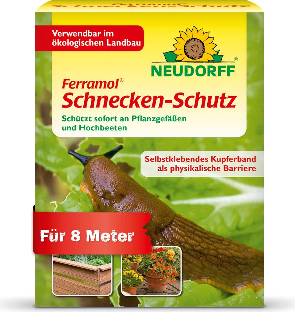 Neudorff Schnecken-Schutz 4m Kupferband 2Stk. gegen Schnecken