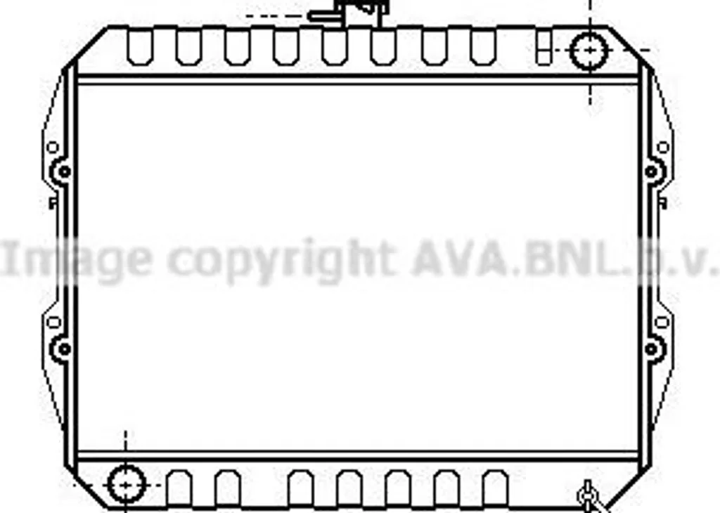 Radiateur moteur de rechange pour Toyota Hilux VN2090 OE 1640004020