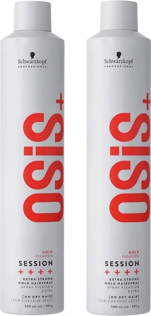 Schwarzkopf Osis Session Lacca per capelli a tenuta extra forte 2x500ml