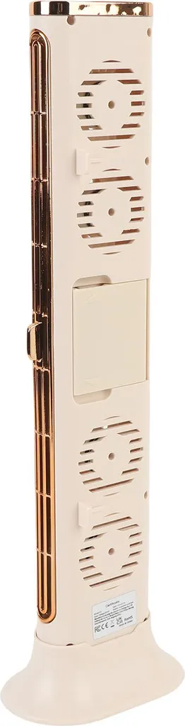 Ventilateur de table moderne beige sans pales - compact et silencieux - 5