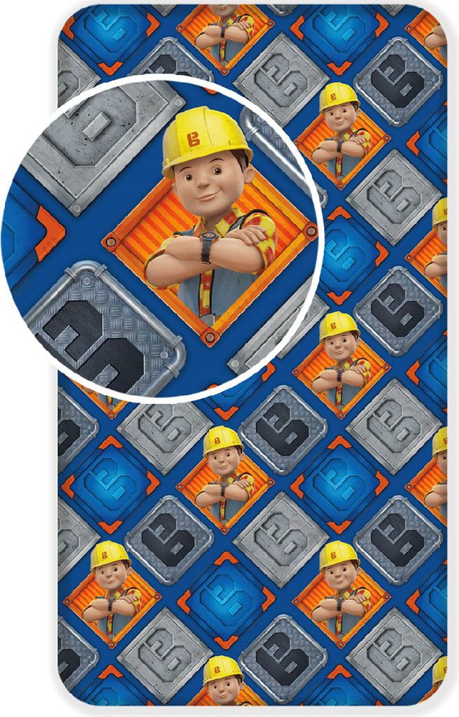 Bob der Baumeister Betttuch Bettlaken Spannbetttuch Produktbild 