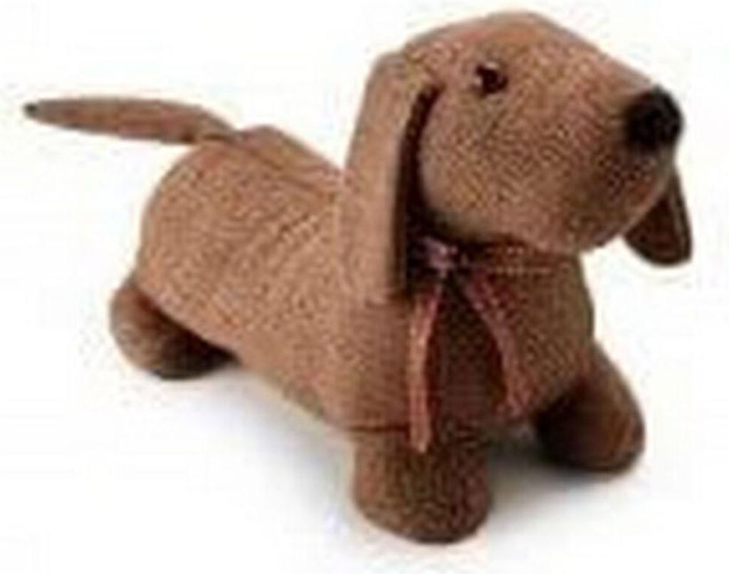 Textil-Türstopper 1kg brauner Hund. inofix