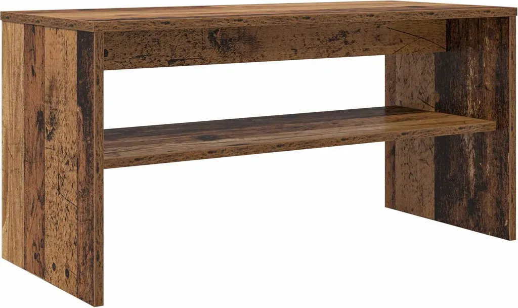 Mobile TV Legno Riciclato 80x35x40 cm - Porta TV Vintage Industriale