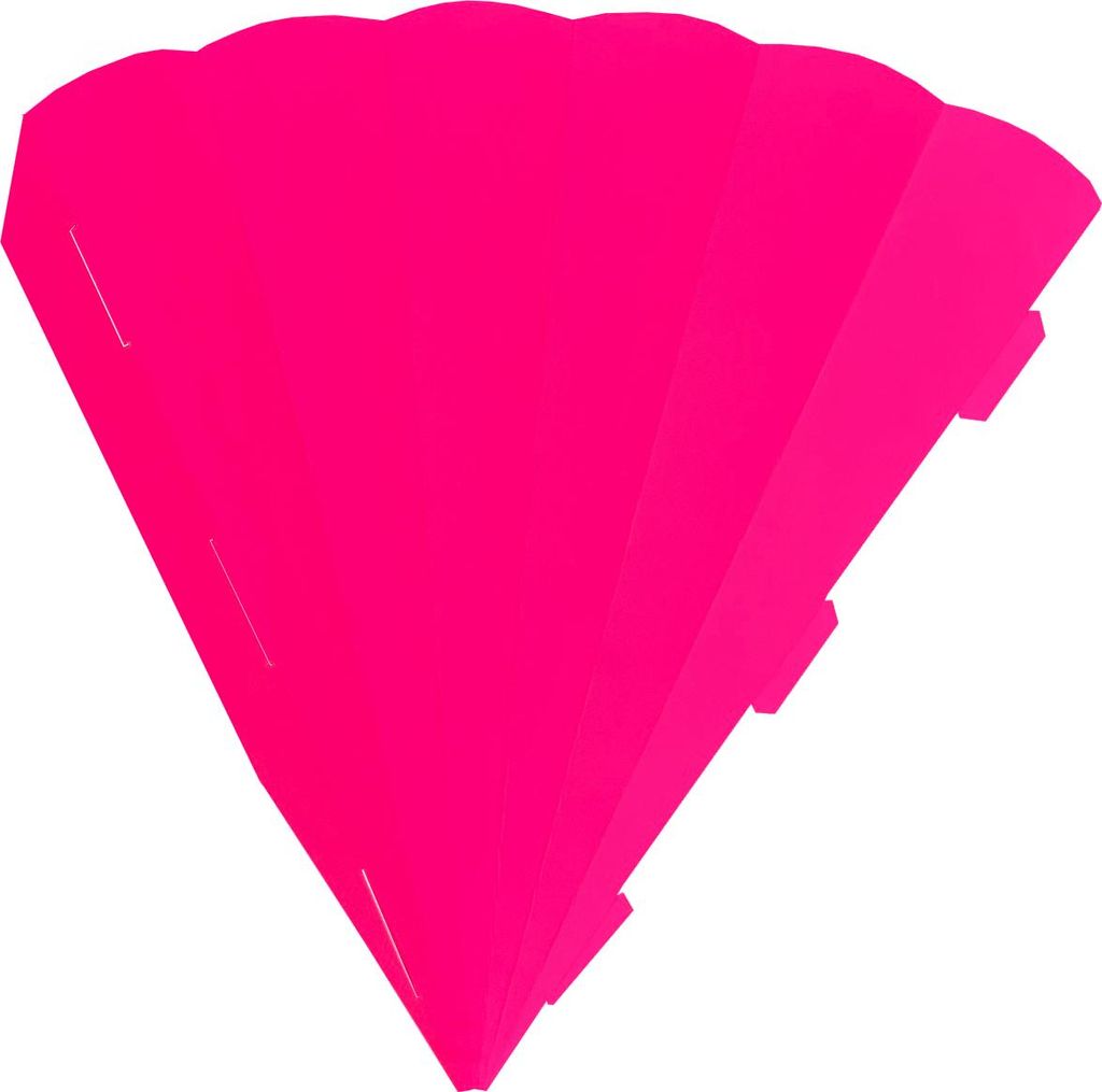 MarpaJansen Schultüten-Zuschnitt 70 cm Bastelset für Schule und Einschulung Neon-Pink