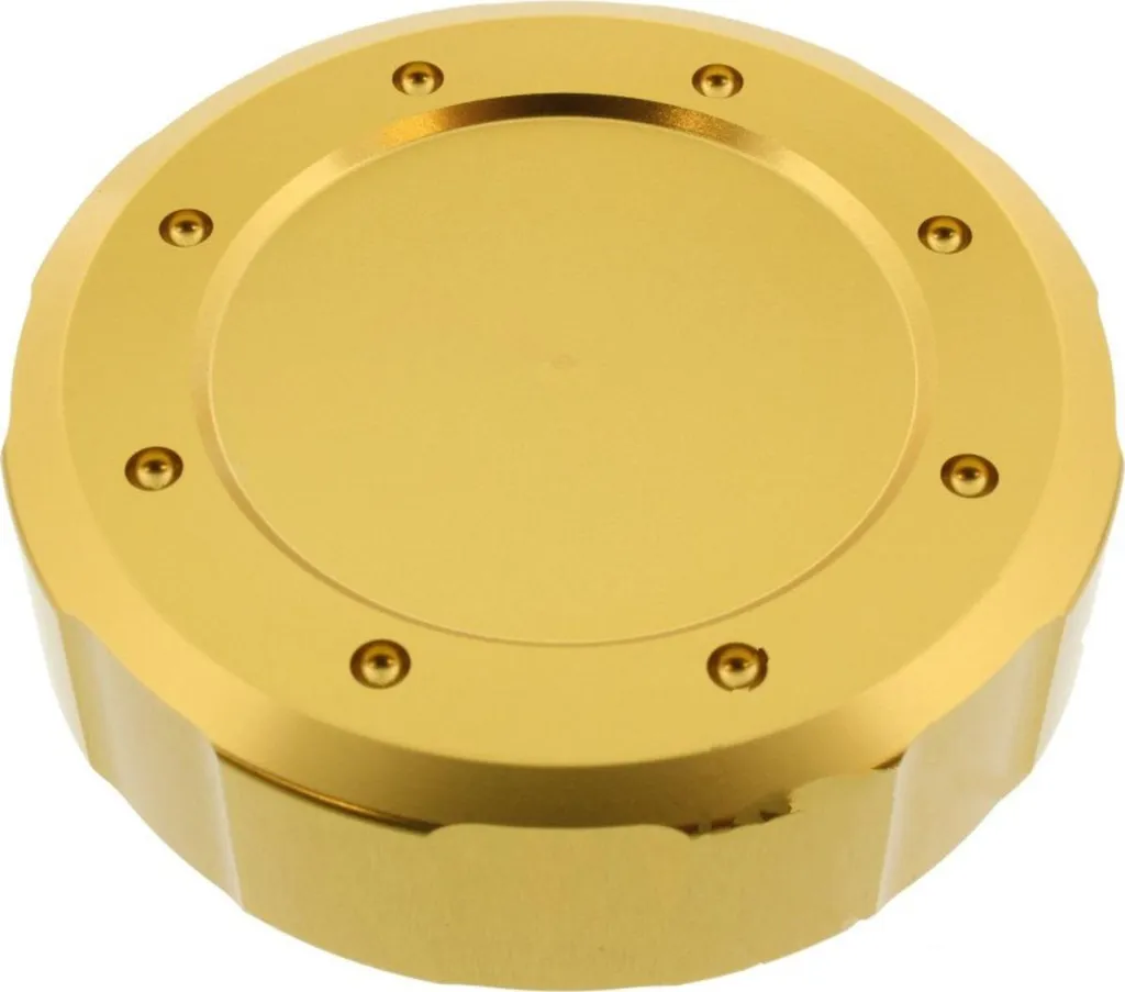 Bouchon de frein 61mm en aluminium CNC Or JMP pour Yamaha R6 et FZS 600