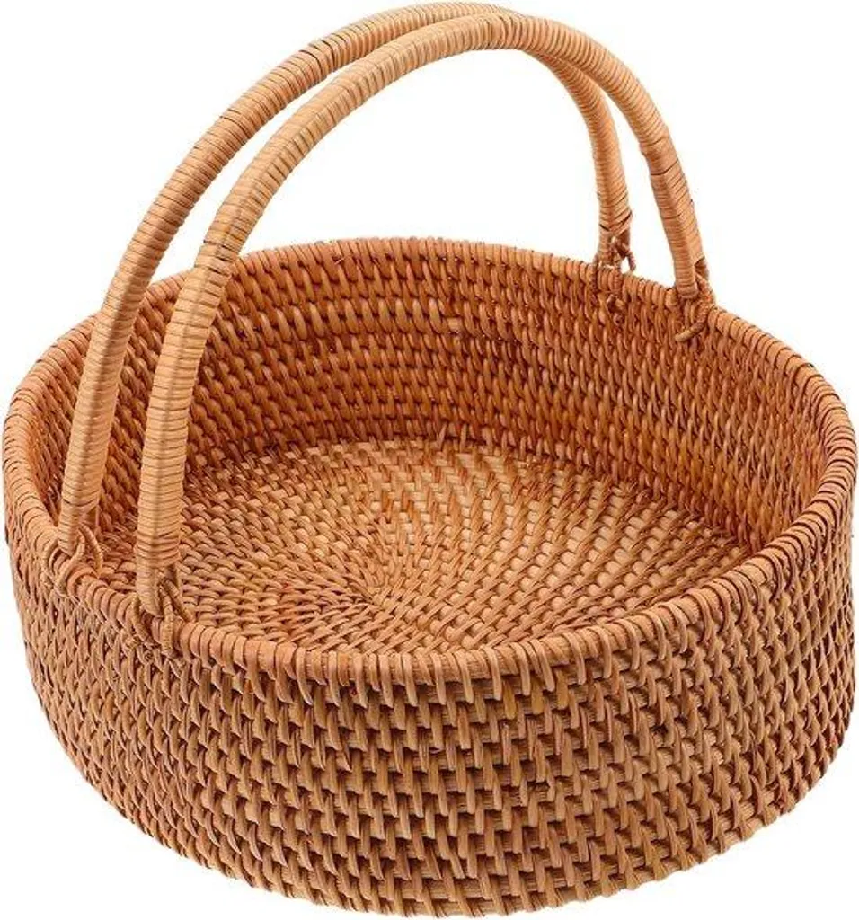 Panier pour emballage cadeau et rangement de cuisine en fibres de bambou