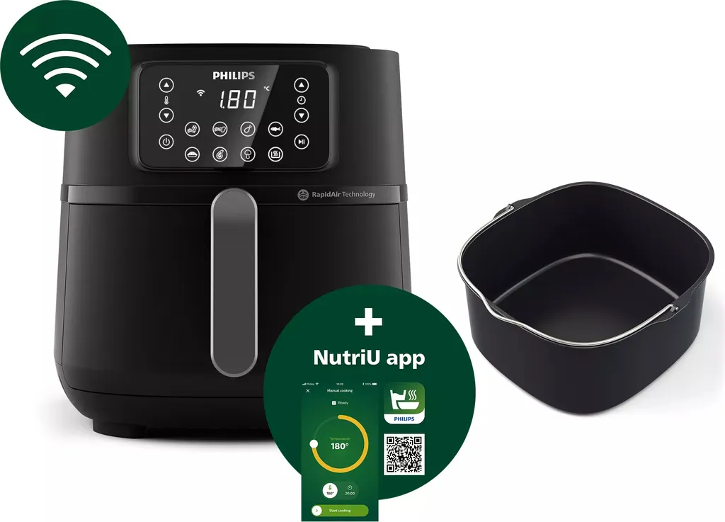 Philips HD9285/93 Airfryer XXL Connected Technologie Rapid Air 2000W - 11