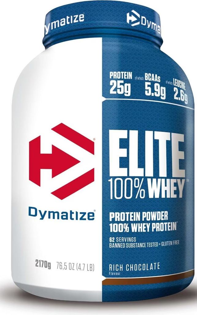 Dymatize Elite Whey, Pulver, Hydrolisiertes Molkenprotein, Produktbild 