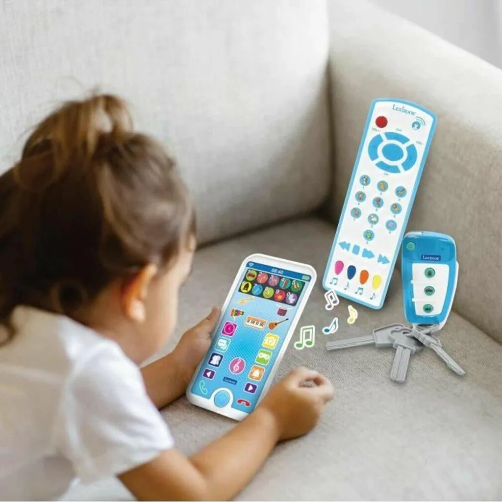 Dites stop aux pleurs : pack jouets interactifs portable et télécommande