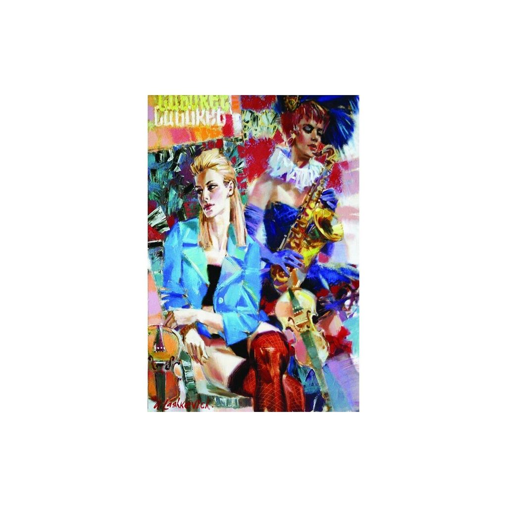 Gold Puzzle Cabaret - 1000 Teile Erwachsenen-Puzzle