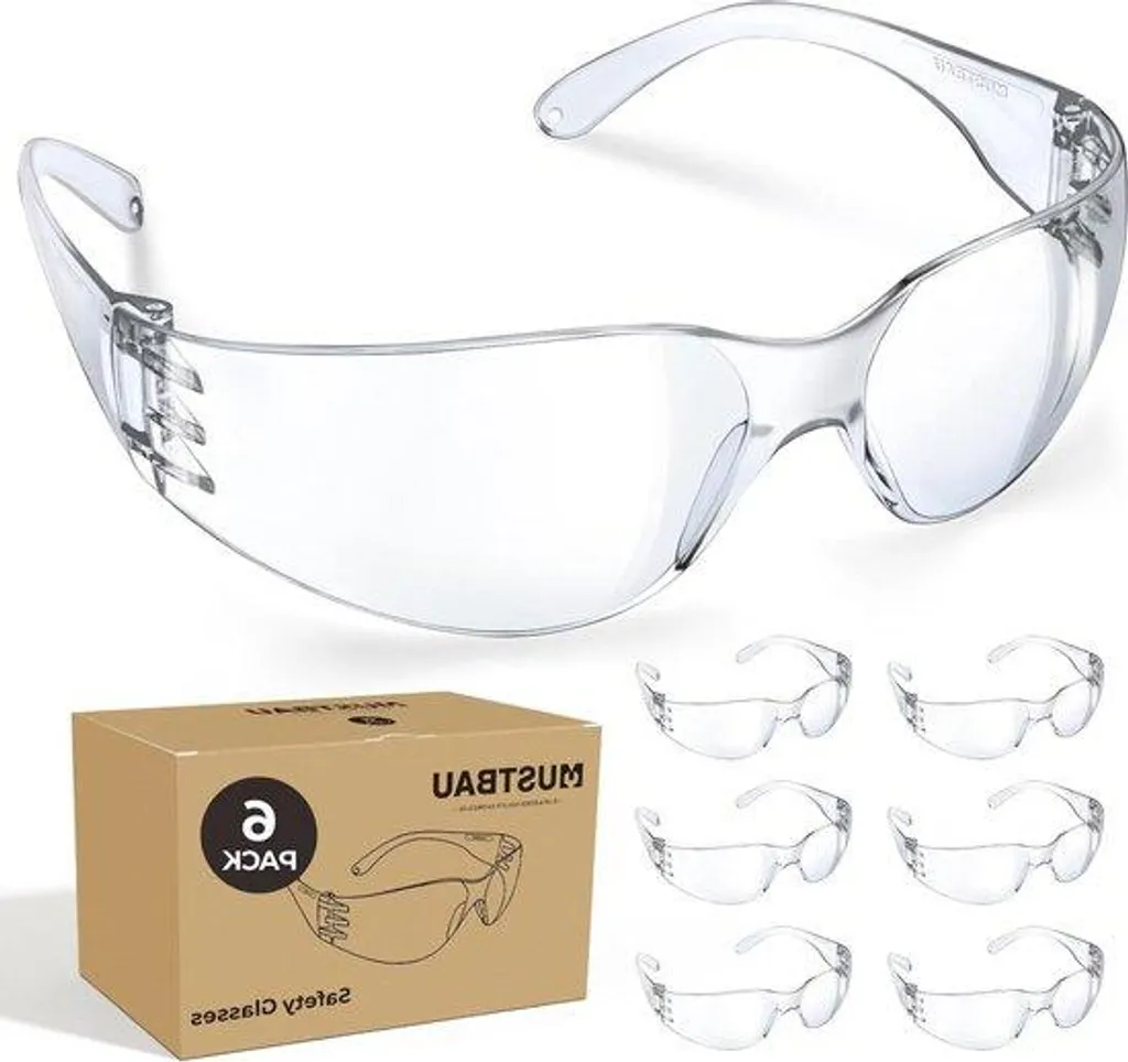 Évitez les débris : lunettes de protection anti-éclats et UV ultra légères