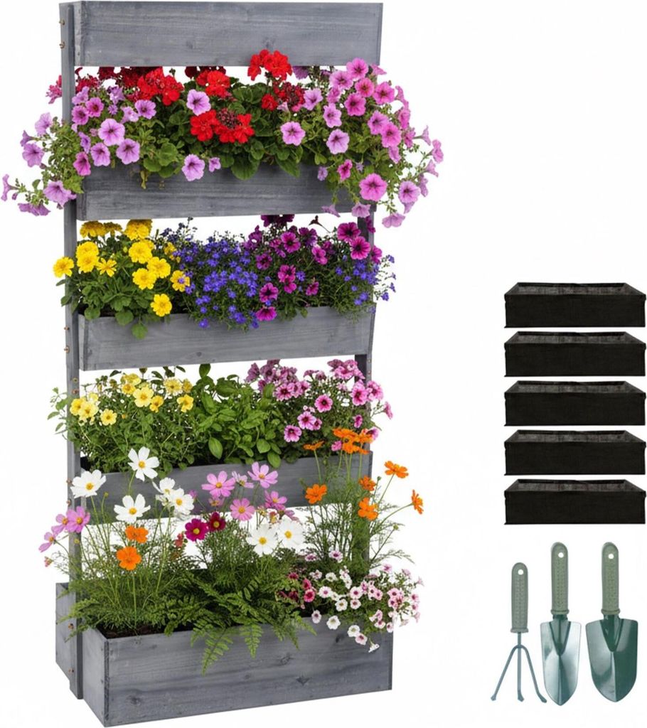 Tiered Planter for Herbs, Vegetables & Flowers