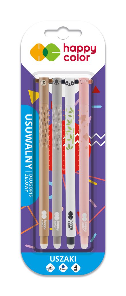 Uszaki Gelstift, löschbar, blau, 4 Stück Produktbild 