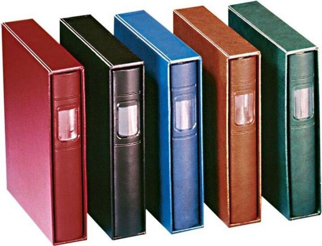 Lindner 810CY - S Kassette zu Ringbinder CLASSIC-schwarz
