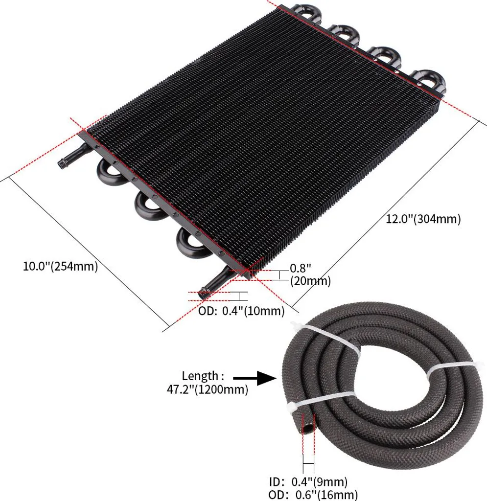 Réparez votre clim auto avec ce condenseur en aluminium 6 rangs universel