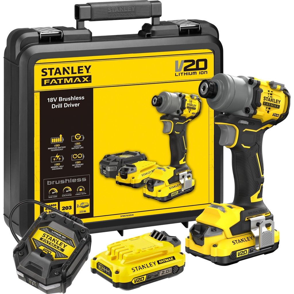 Stanley Zakrtarka udarowa 2×2.0Ah SFMCF830D2K Produktbild 
