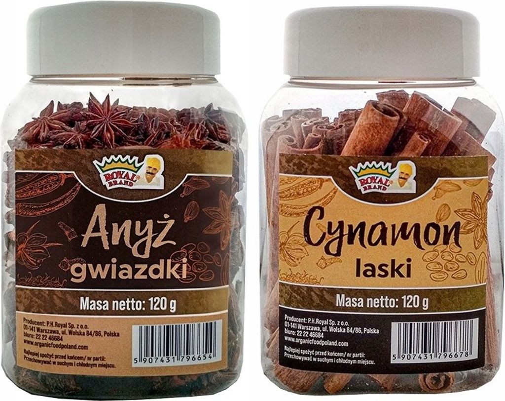 Set: Sternanis 120g und Zimtstangen 120g