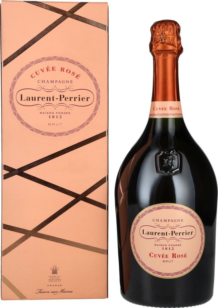 Laurent Perrier Champagne CUVÉE ROSÉ Brut 12% Vol. 1,5l in Geschenkbox