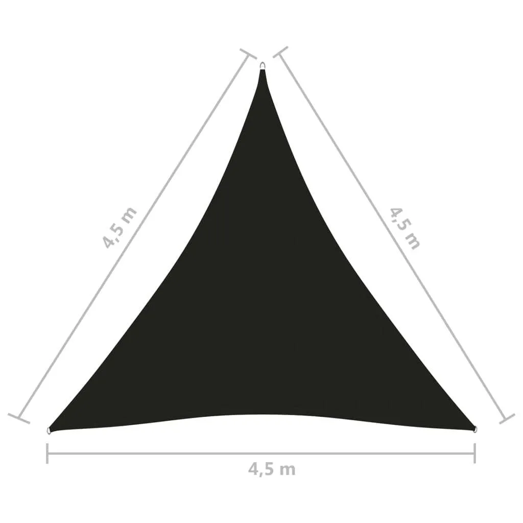 Vela Ombreggiante 4,5m Nero Oxford | Installazione Professionale DIY - 5