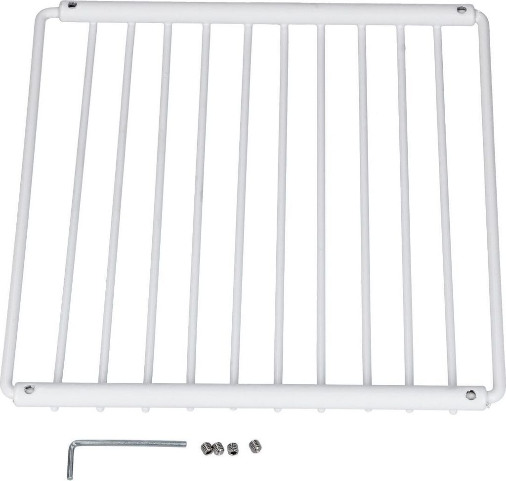 easyPART passend für 10083324 EUROPART Universal Abstellboden Ablagerost ausziehbar erweiterbar für Kühlschrank KühlGefrierKombination