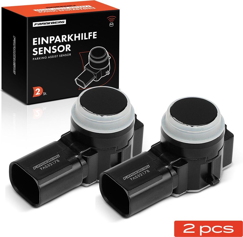 Frankberg 2x Parksensor PDC Sensor Vorne und Hinten für Citroën C3 SX C4 Peugeot 208 308 2008