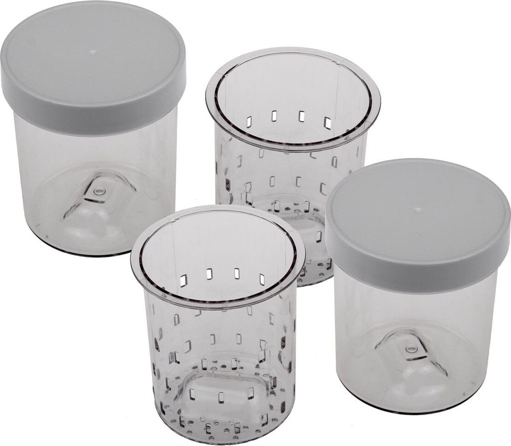 Cuisinart - Glazen Potjes Yoghurtbereider - Set 2St - 250Ml Image du produit 