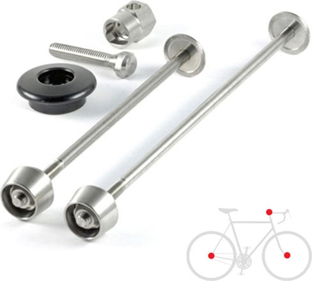 Pitlock Set 03 GA silber Ahead schwarz