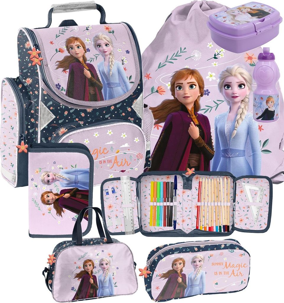 Eiskönigin Schulranzen 7teilig schulrazen set rucksack Produktbild 