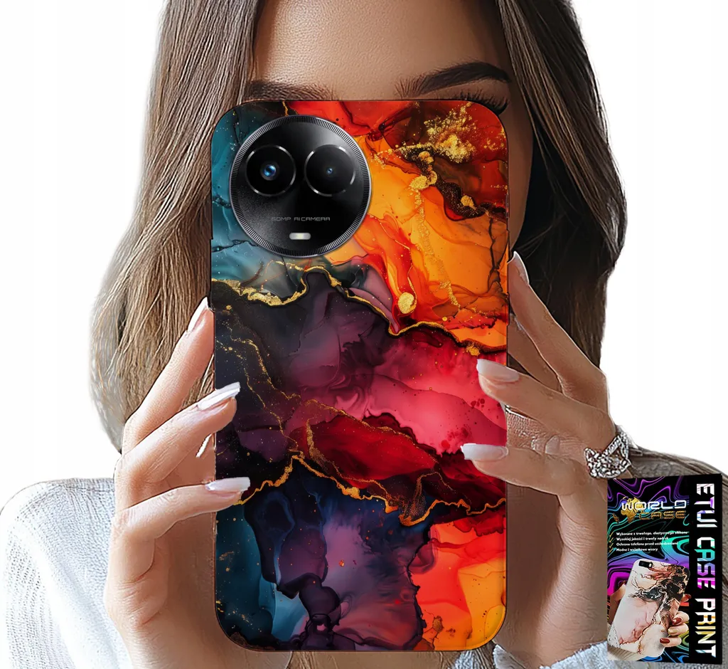 Offerta Bundle Realme C67 4G: Custodia Stone Design + Vetro 9H