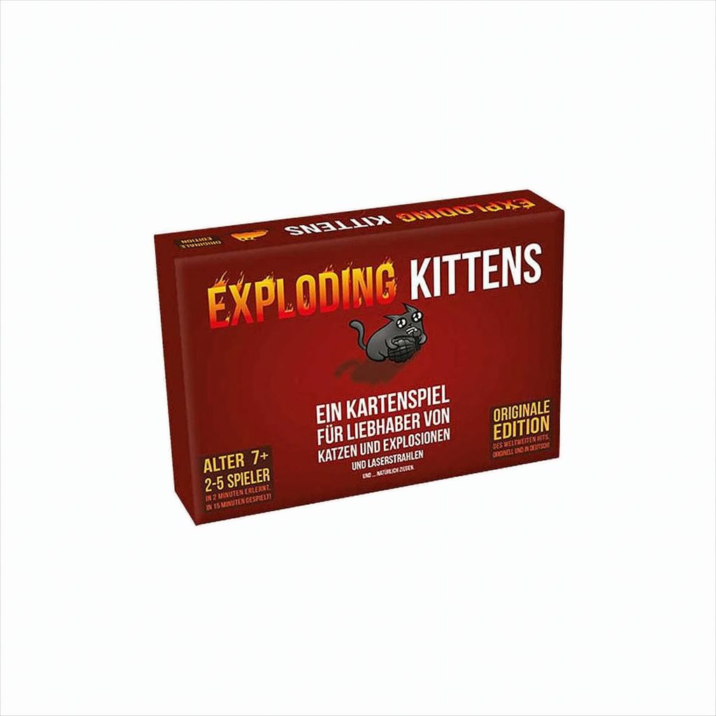Asmodee Exploding Kittens, Karetní, Hra štěstí, 7 rok/roky, Obrázek produktu 