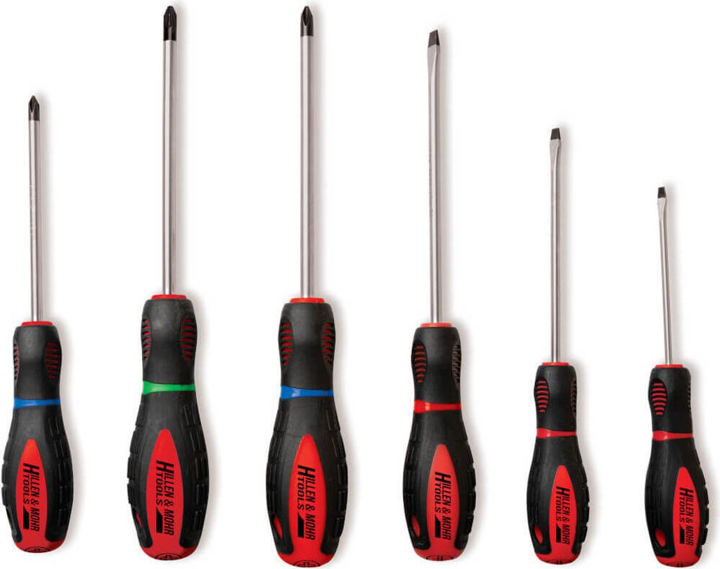 Schraubendreher-Satz 6-teilig, S2-Stahl