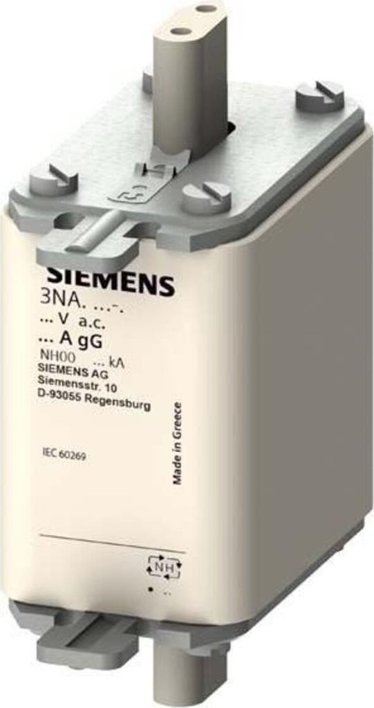 Siemens NH-Sicherungseinsatz 500 V Größe 00 50 A (3NA38207)