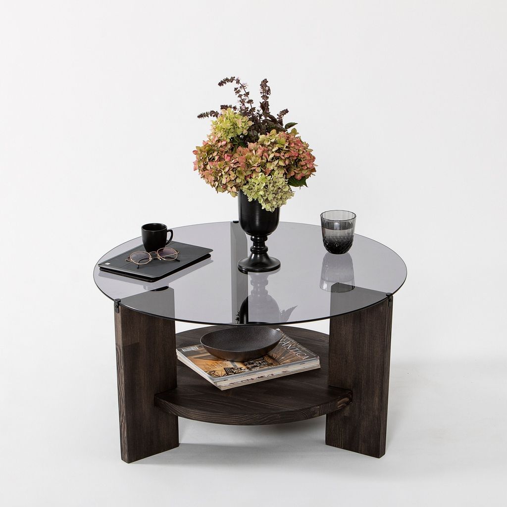 Skye Decor, Mahal - Dark Grey, Couchtisch, Anthrazit, 100% Produktbild 