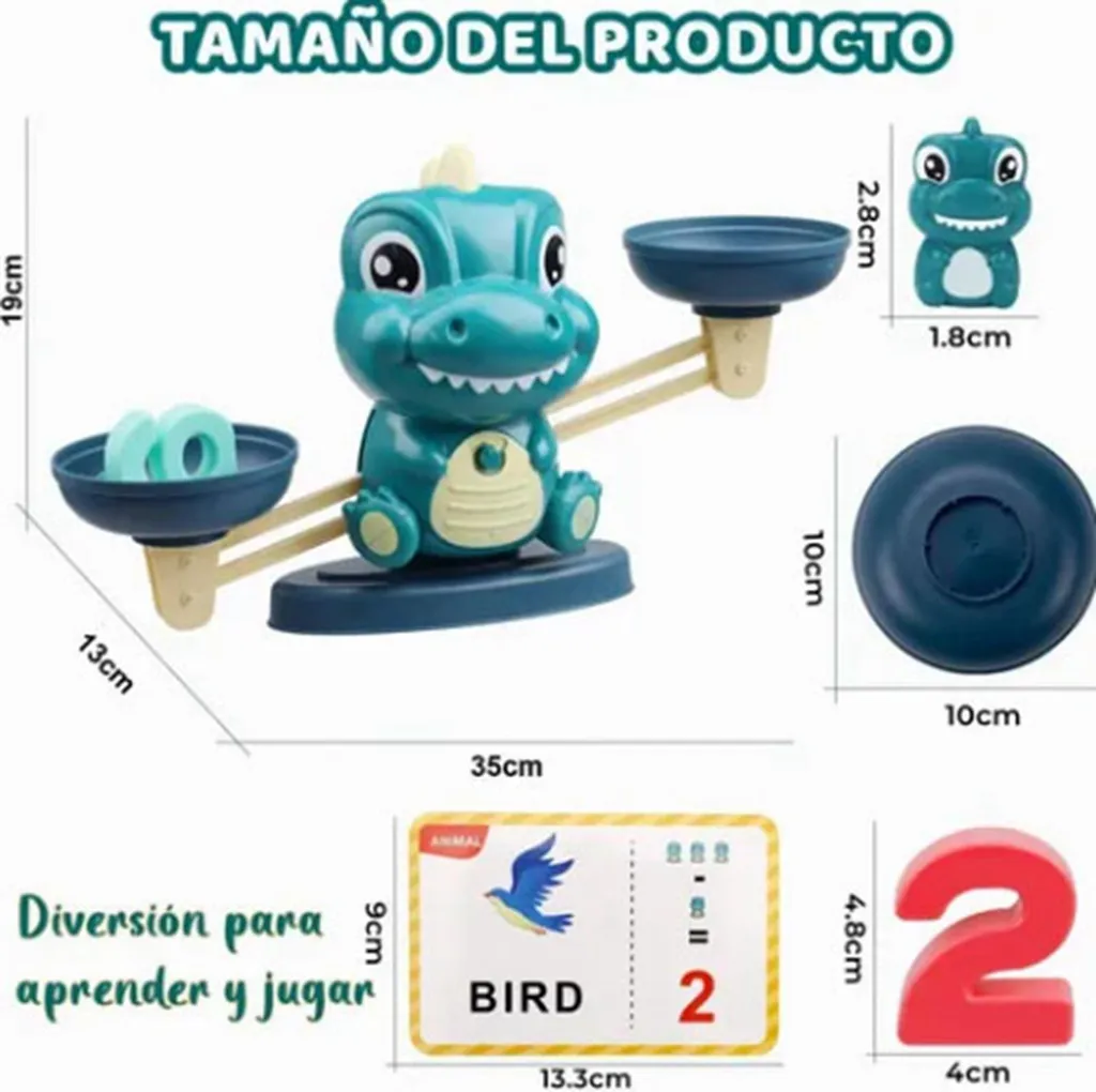 Jeu de Société Mathématique Dinosaure pour École et Activité Maison - 2