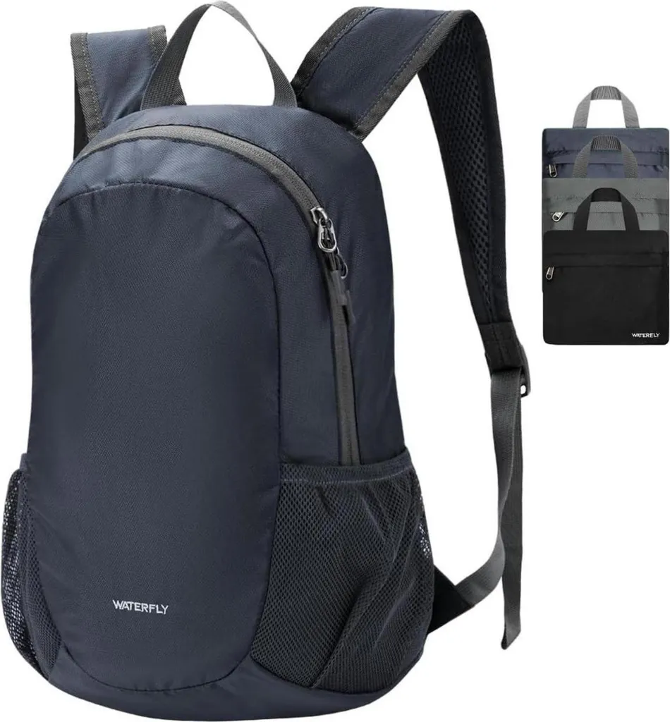 Zaino pieghevole ultraleggero 18L per escursioni all'aperto zaino daypack uomini donne