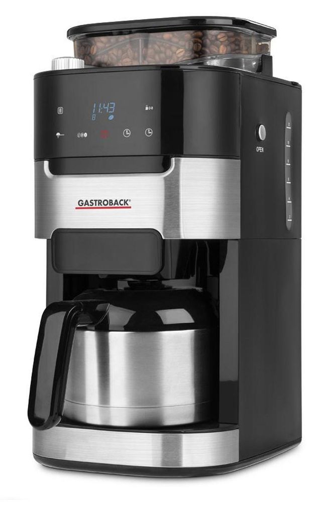 Gastroback Grind & Brew Pro Thermo, koffiezetapparaat voor Productafbeelding 