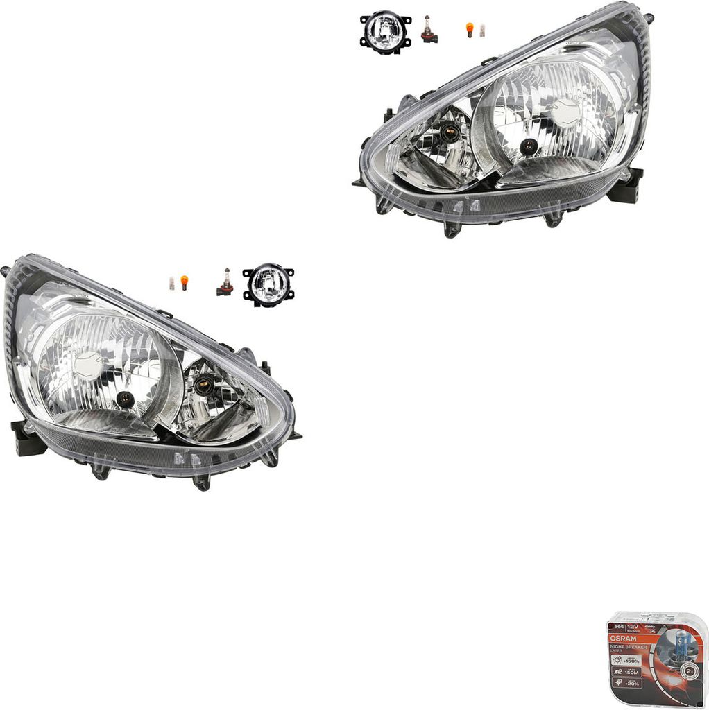 Scheinwerfer Osram Night Breaker Laser passend für Mitsubishi Space Star 12 8321A365 6208V6 A4158200356 84503FJ000 1826337 E3B515B243AA 4158200 Johns