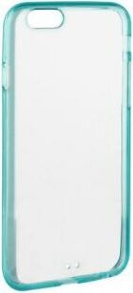 xqisit iPlate Odet für iPhone 6 transparent/türkis