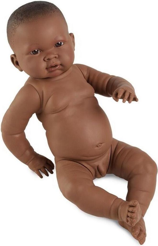 Llorens 45003 NEW BORN BOY - realistyczna czarna lalka Zdjęcie produktu 