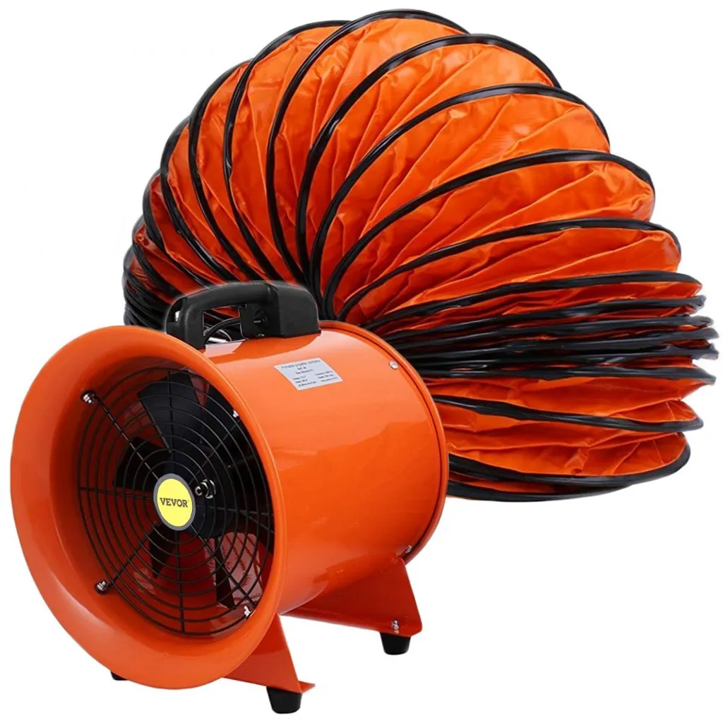 Ventilateur Axial Anti-Poussière 520W : Évacuation et Air Frais 300mm