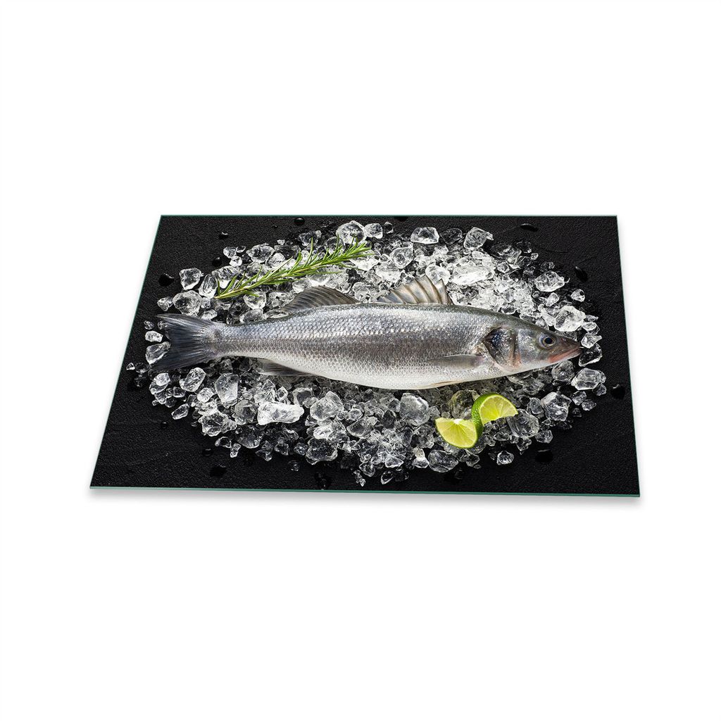 Herdabdeckplatte Glaskeramik 1 Teilig 80x52 Tiere Weiß Abdeckung Glas Spritzschutz