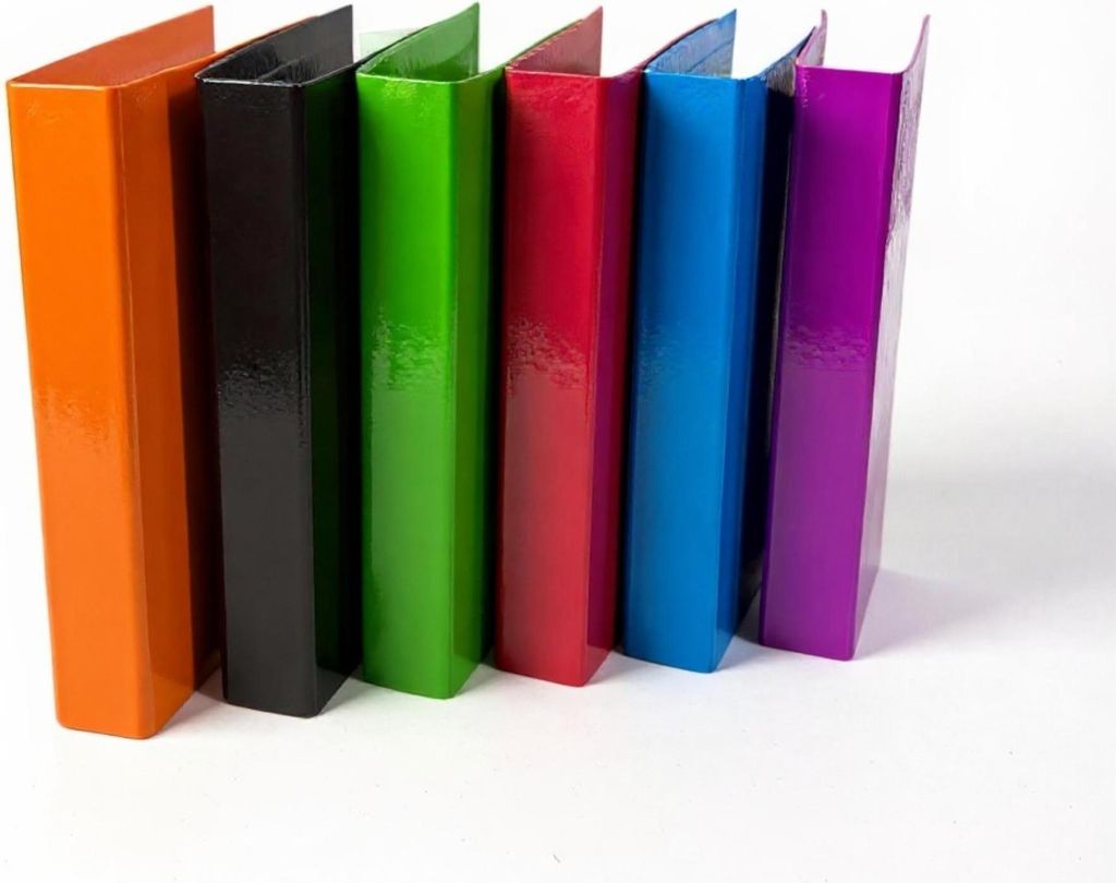 Ringordner DIN A4, 50 mm Rücken, 30 mm Füllhöhe, 2-Ring Combi – Set mit 6 Farben